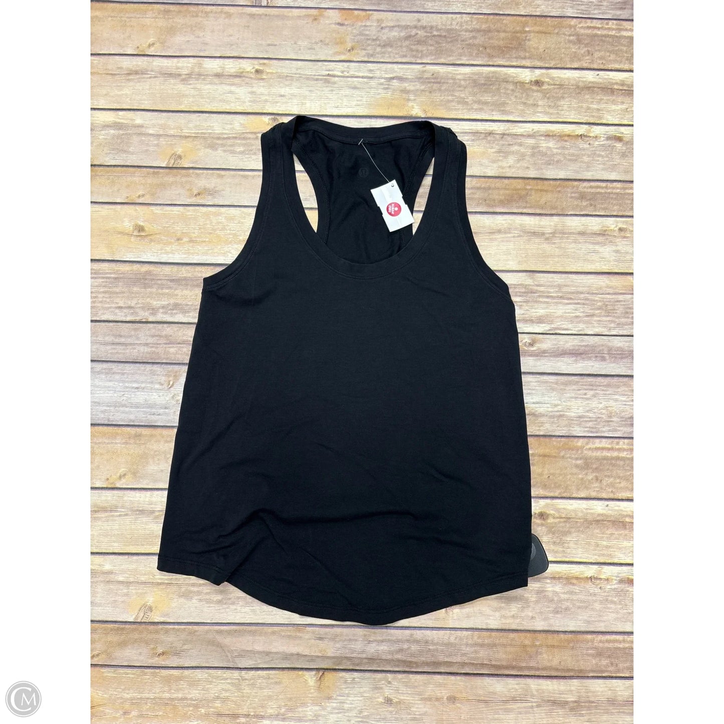 Athletic Tank Top By Lululemon In Black, Size: M