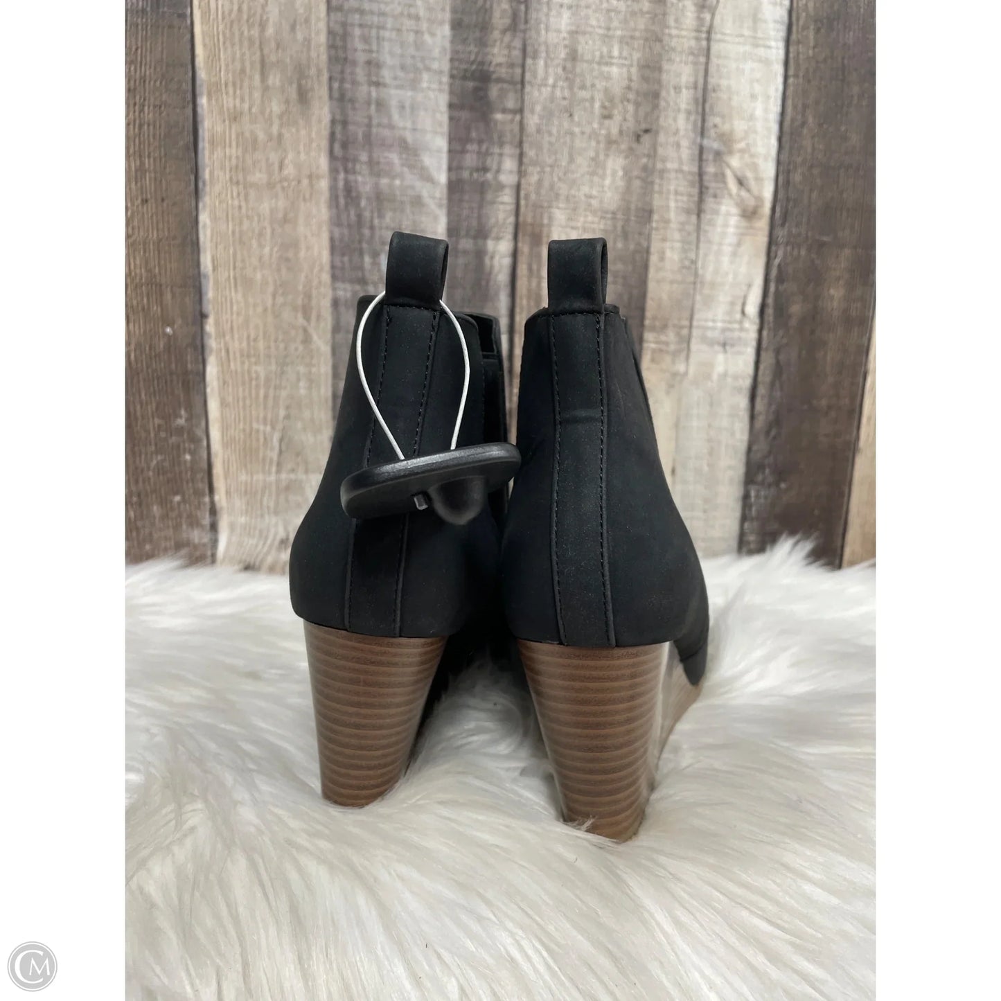 Boots Ankle Heels By Ana In Black, Size: 6