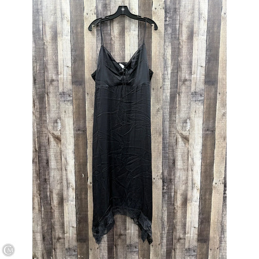 Dress Casual Midi By American Eagle In Black, Size: Xxl