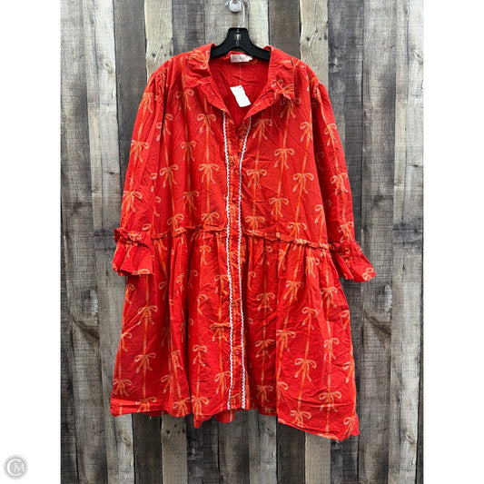 Dress Casual Short By Ivy City In Red, Size: 3x