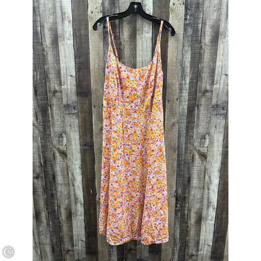 Dress Casual Midi By Old Navy In Multi-colored, Size: 2x