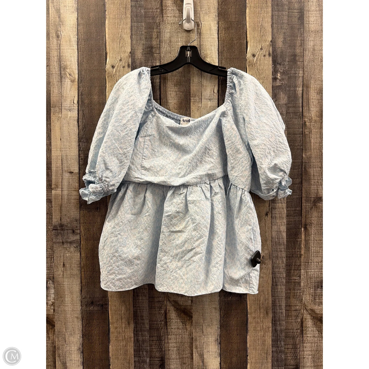 Top Short Sleeve By Arula In Blue, Size: 3x