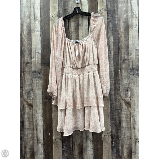 Dress Casual Midi By Arula In Pink, Size: 2x