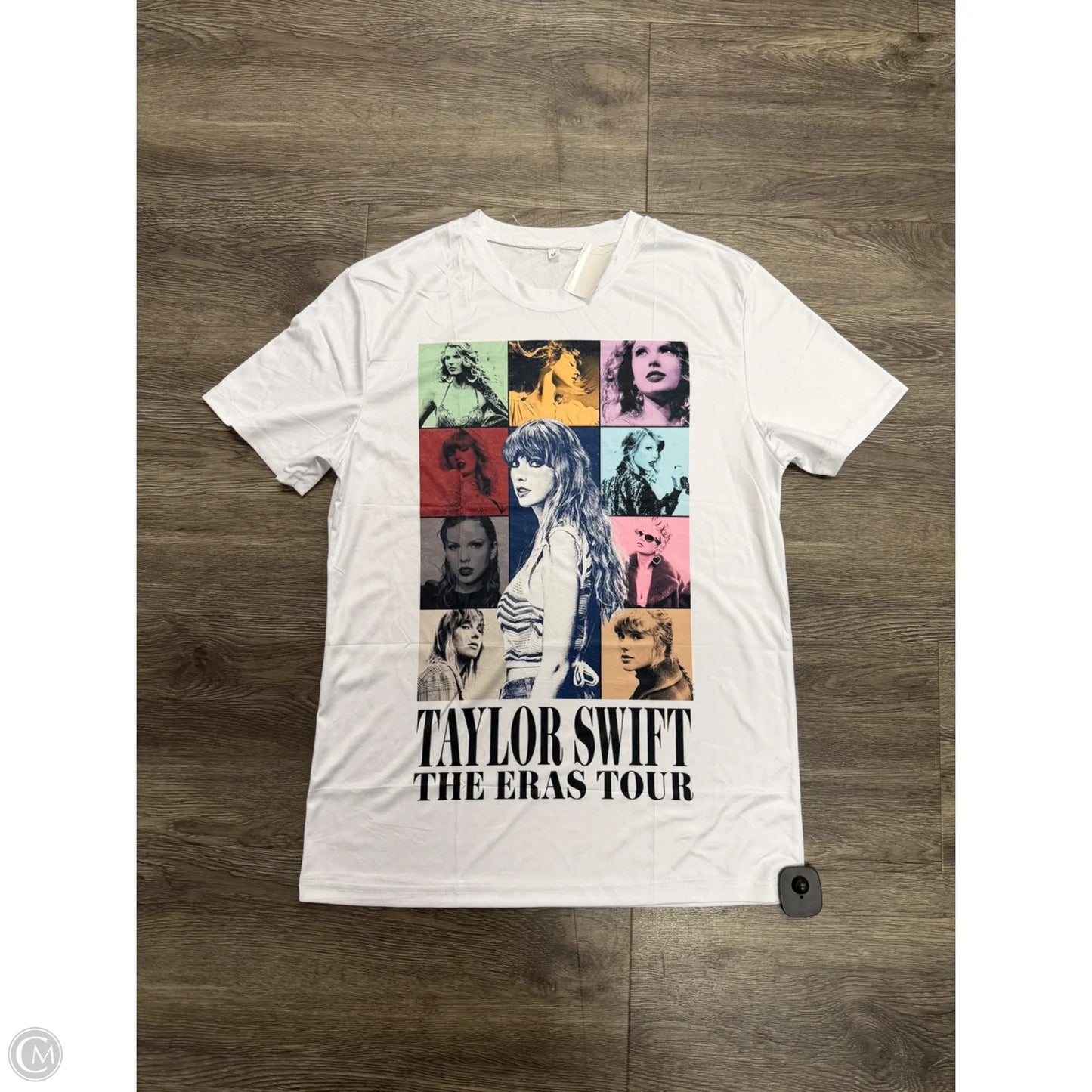 Top Short Sleeve By Cmf In White, Size: M