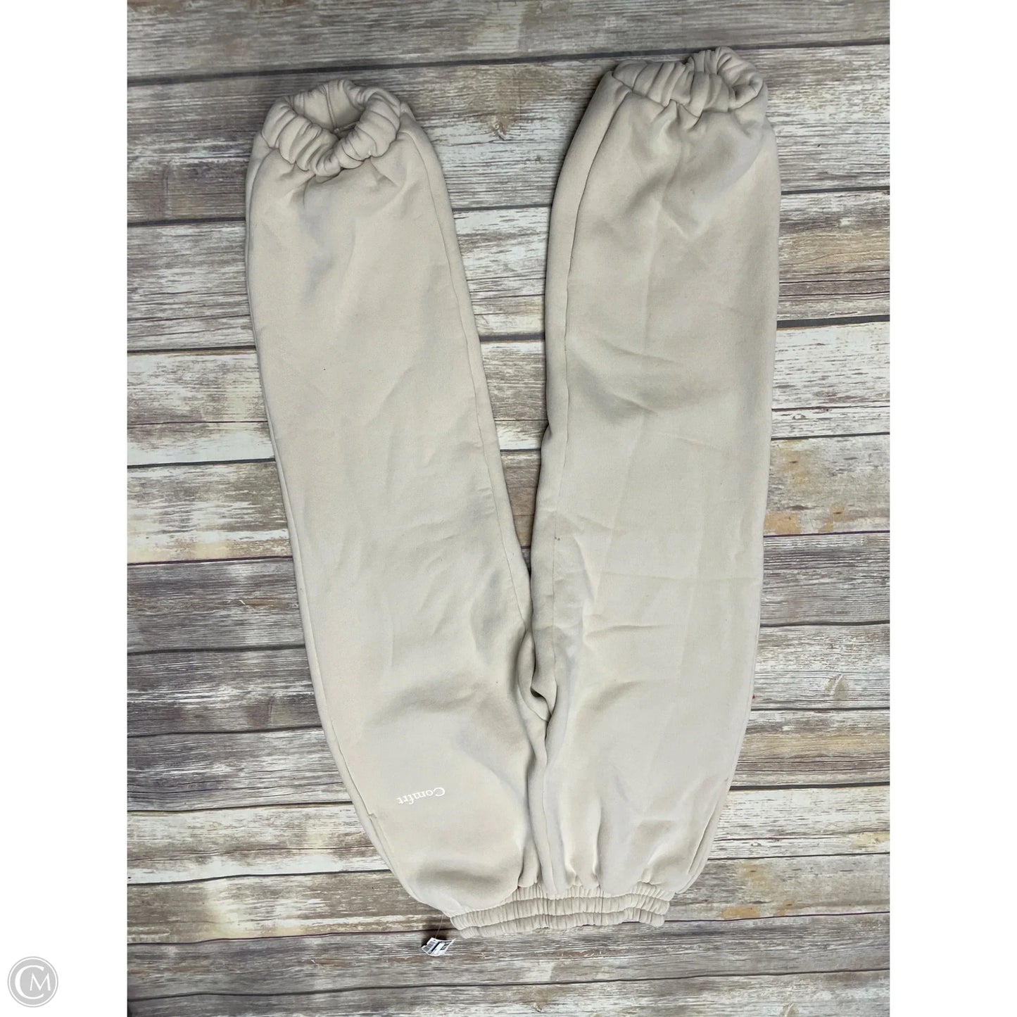 Athletic Pants By Comfrt In Tan, Size: S