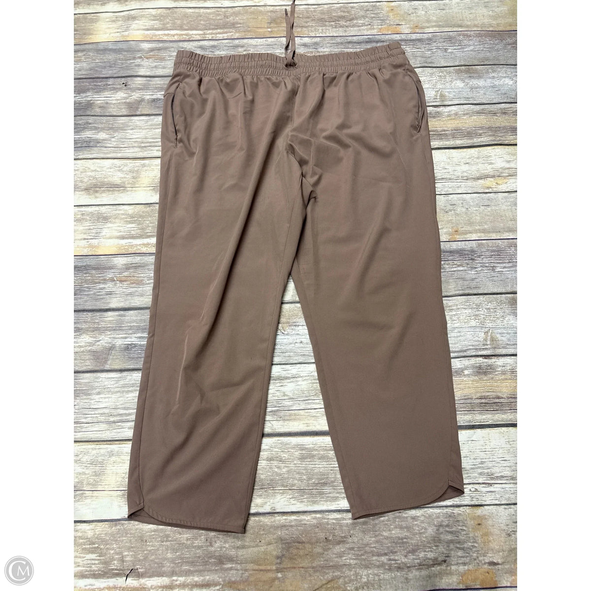 Athletic Pants By Tek Gear In Brown, Size: 1x