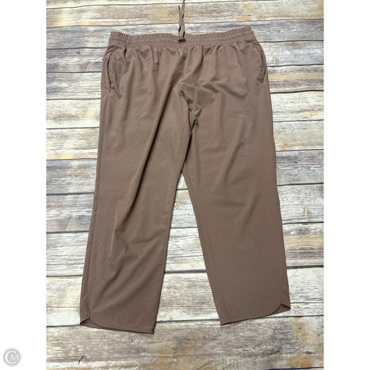 Athletic Pants By Tek Gear In Brown, Size: 1x