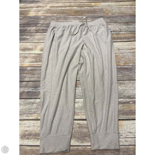 Athletic Pants By Flx In Tan, Size: Xl
