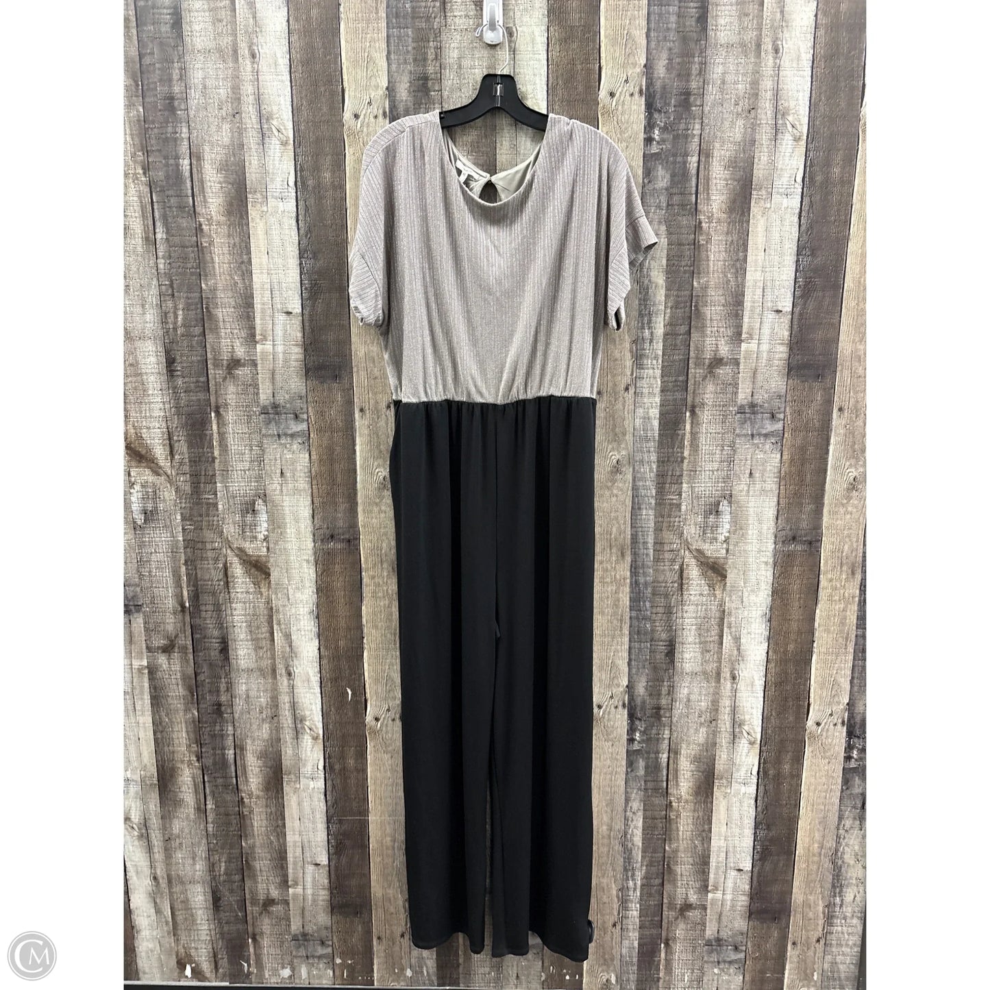 Jumpsuit By Maurices In Black & Tan, Size: Xl
