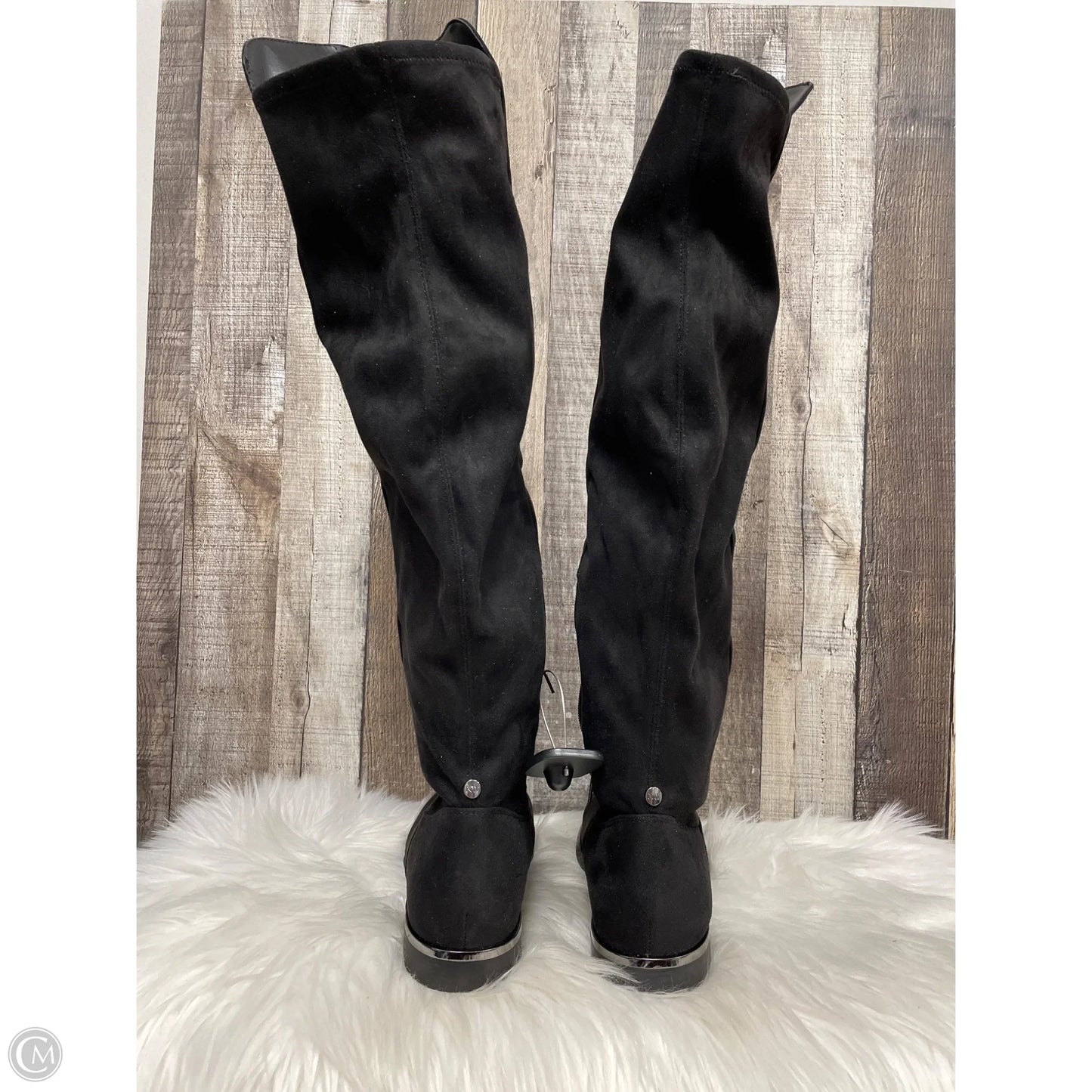 Boots Knee Flats By Nine West In Black, Size: 10