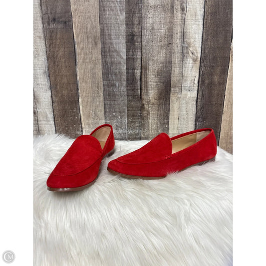 Shoes Flats By Banana Republic In Red, Size: 8