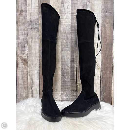 Boots Designer By Stuart Weitzman In Black, Size: 6.5