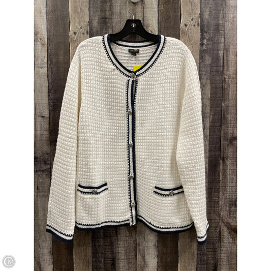 Cardigan By J. Jill In White, Size: L