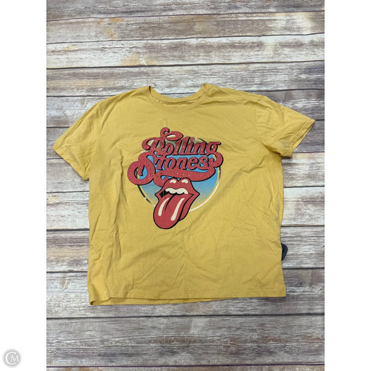 Top Short Sleeve By Time And Tru In Multi-colored, Size: Xl