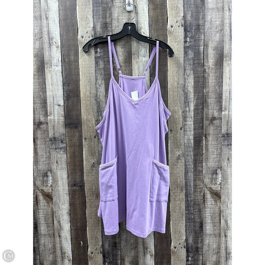 Romper By Cme In Purple, Size: Xl
