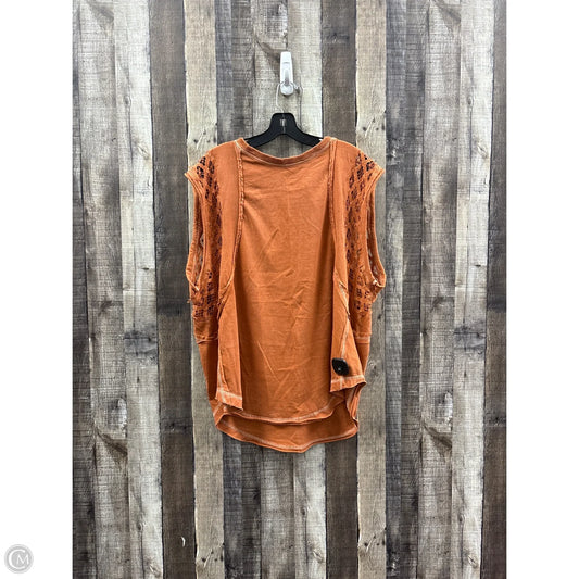 Top Sleeveless By Free People In Orange, Size: M
