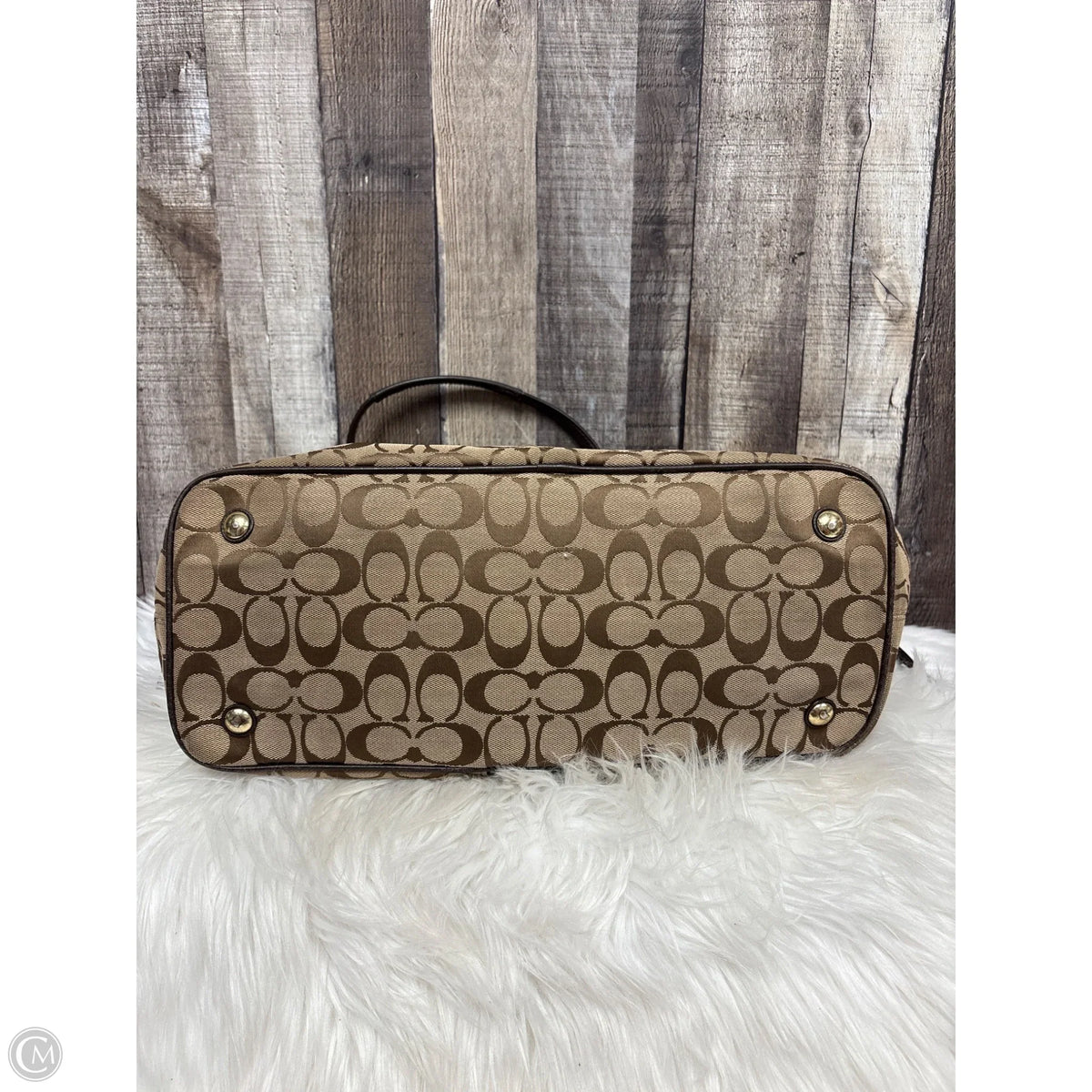 Handbag Designer By Coach, Size: Medium