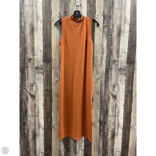 Dress Casual Maxi By She + Sky In Brown, Size: M
