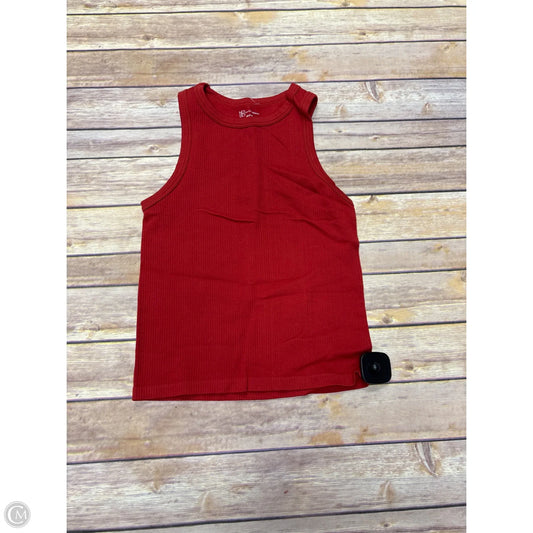 Athletic Tank Top By No Boundaries In Red, Size: M
