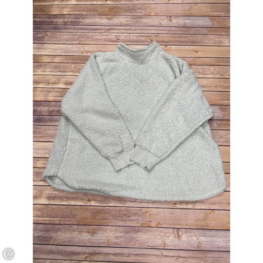 Jacket Fleece By Ana In Green, Size: 3x