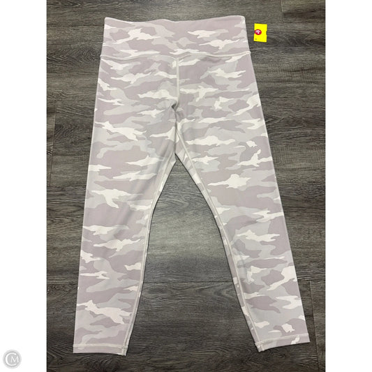 Pants Leggings By Athleta In Camouflage Print, Size: L