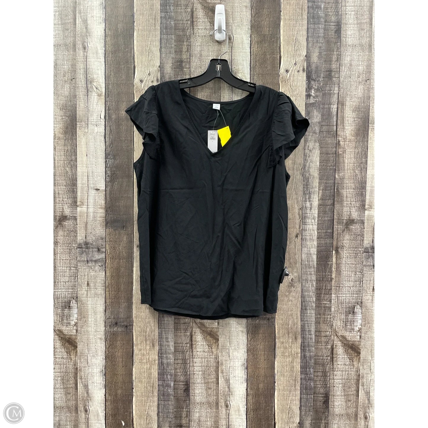Top Short Sleeve By Old Navy In Black, Size: L