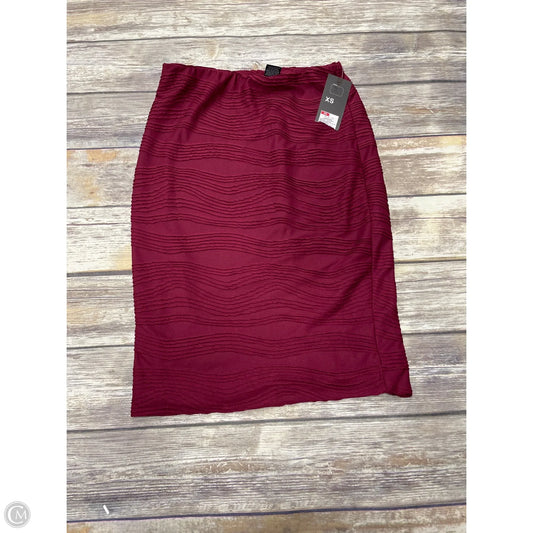 Skirt Midi By Mossimo In Purple, Size: Xs
