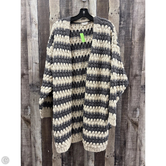 Sweater Cardigan By Cmc In Grey, Size: Xl