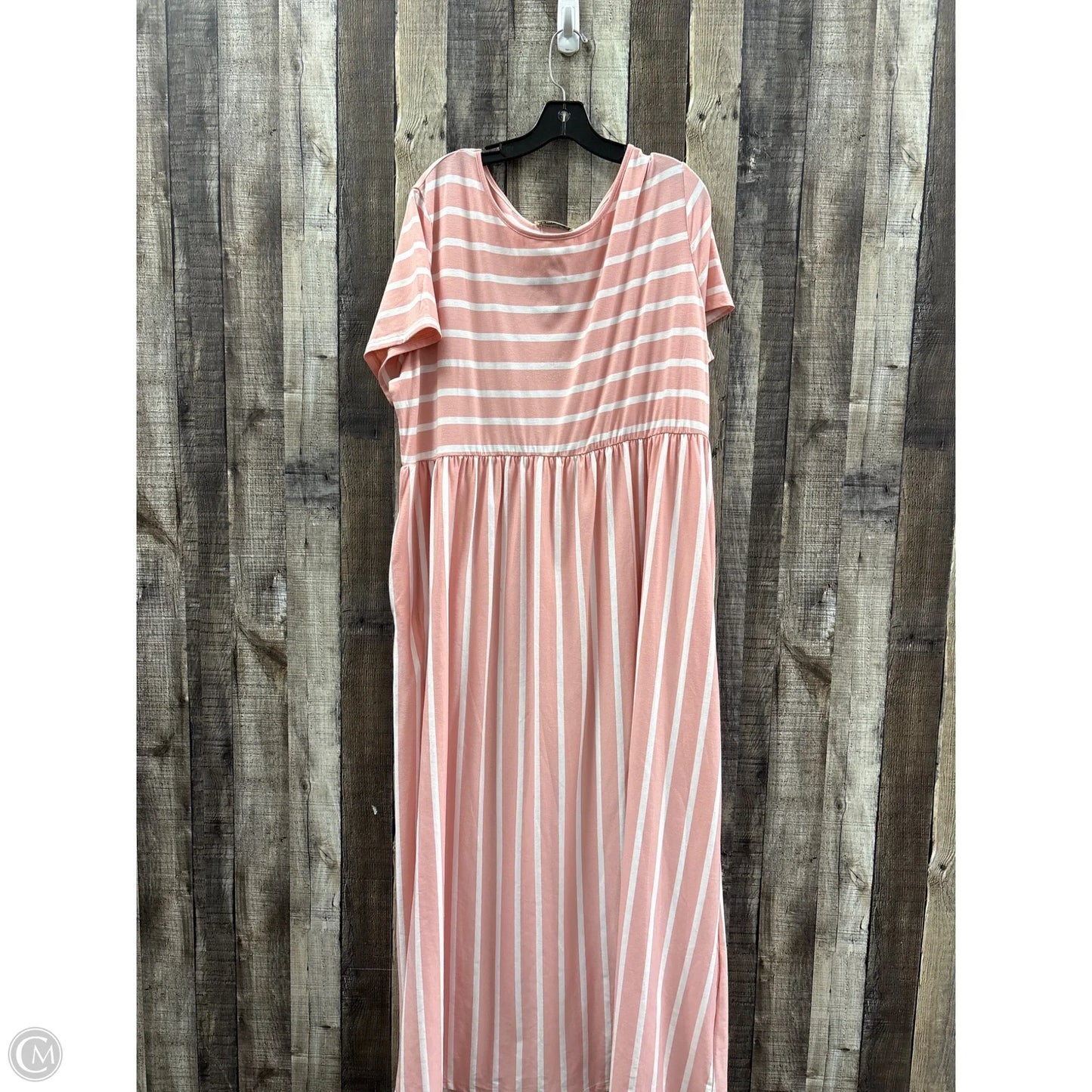 Dress Casual Maxi By Cme In Pink, Size: 3x