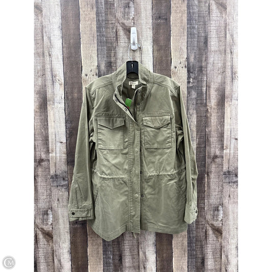 Jacket Utility By Style And Company In Green, Size: 1x