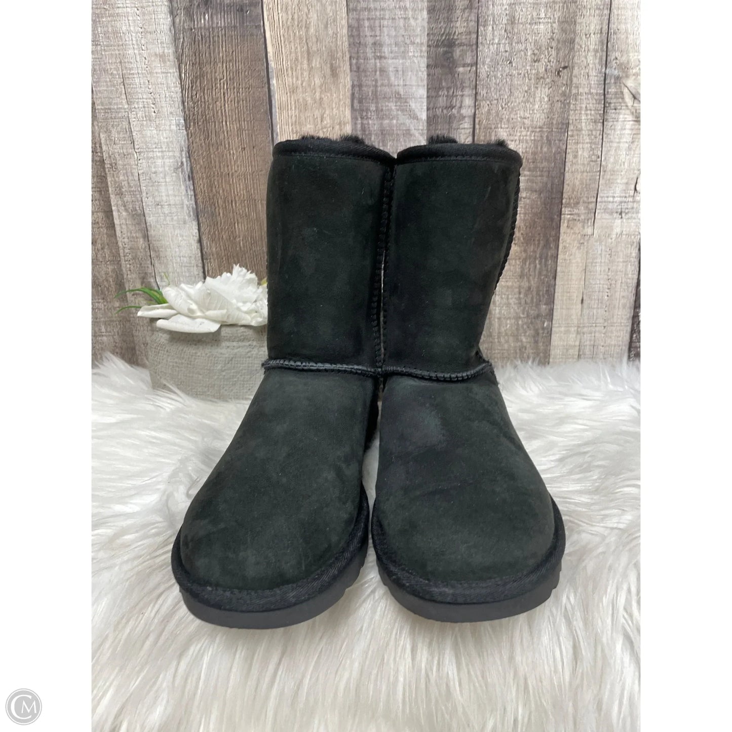 Boots Designer By Ugg In Black, Size: 6