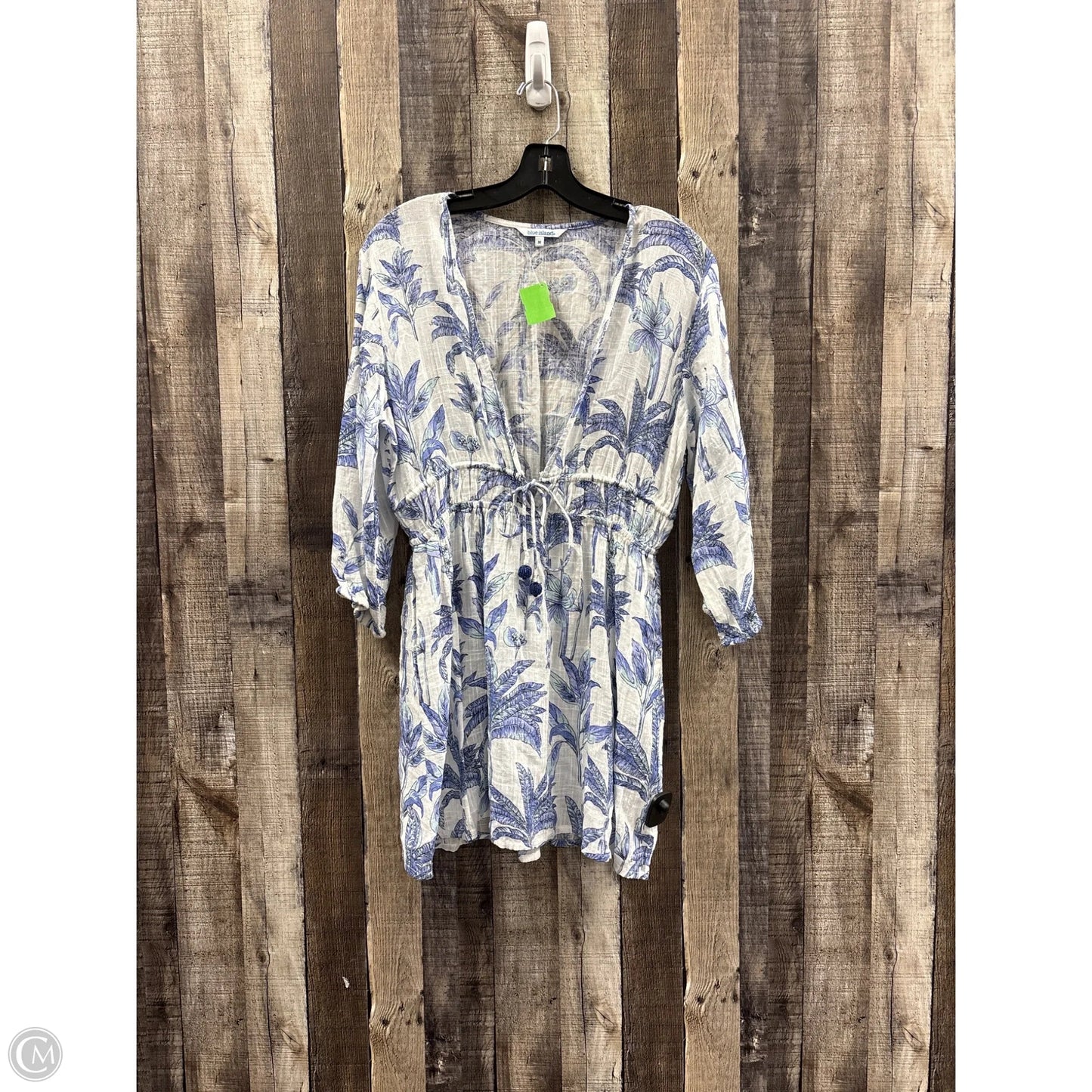 Dress Casual Midi By Blue Island In Blue, Size: M
