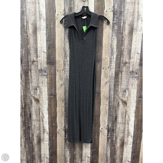 Dress Casual Maxi By See You Monday In Grey, Size: Xs