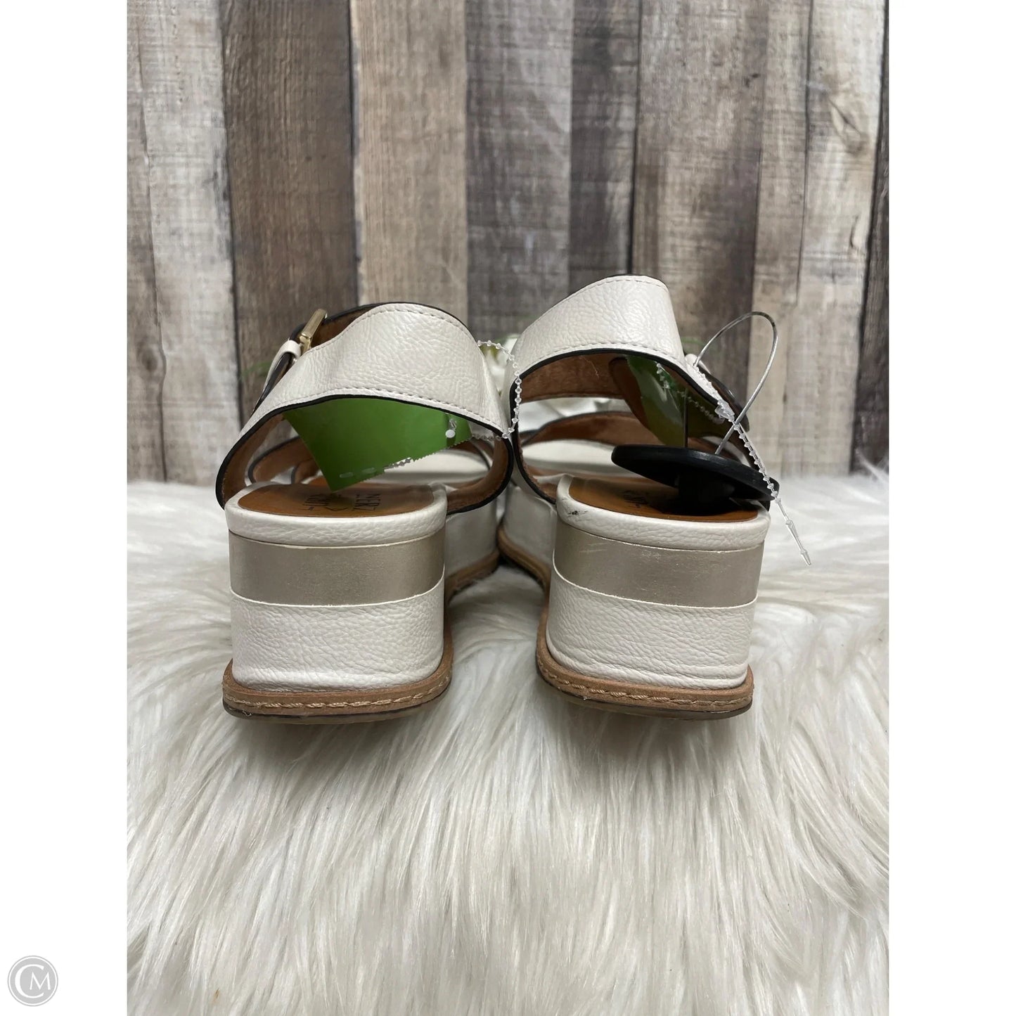 Sandals Heels Platform By Naturalizer In White, Size: 9