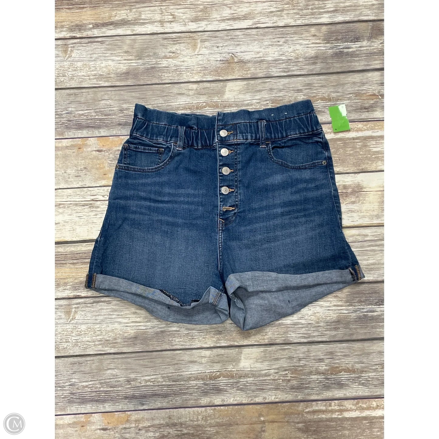 Shorts By Express In Blue Denim, Size: L