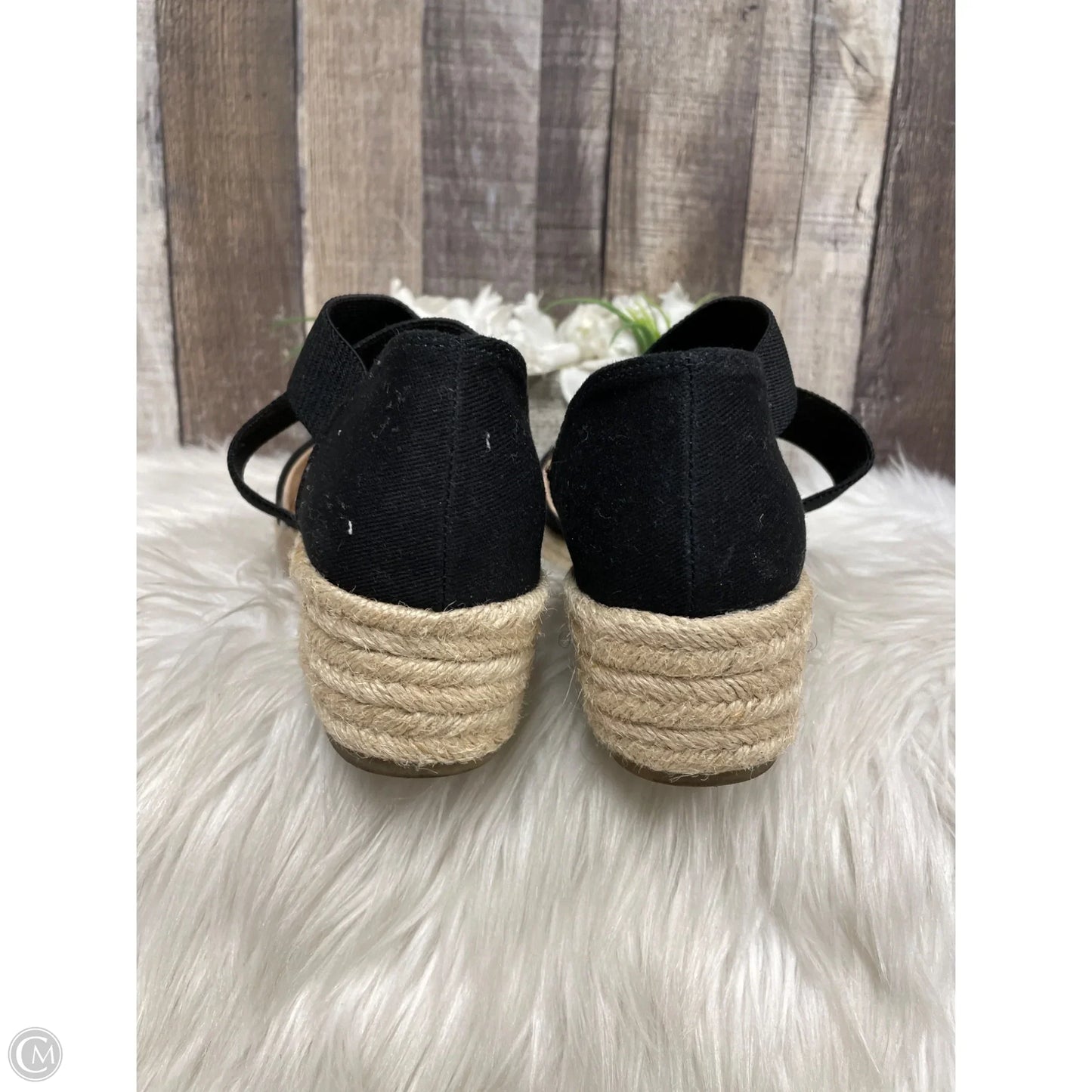 Sandals Heels Platform By Life Stride In Black, Size: 10