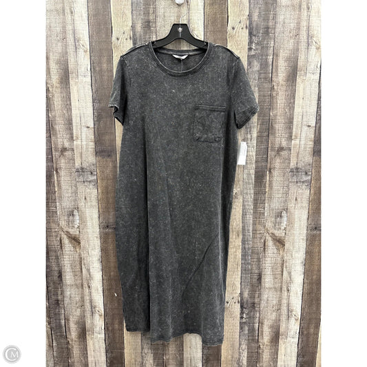 Dress Casual Midi By Time And Tru In Black, Size: L