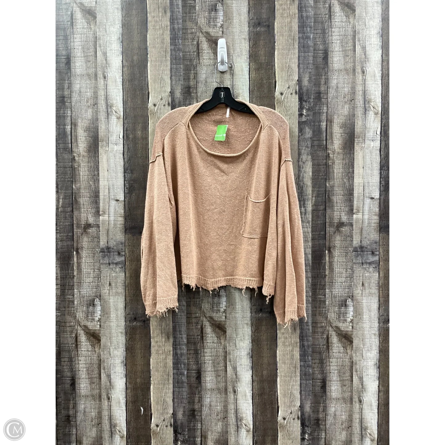 Sweater By Free People In Orange, Size: Xs