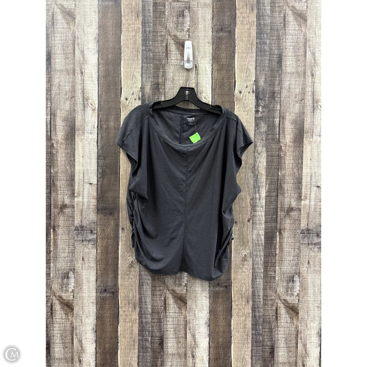 Athletic Top Short Sleeve By Old Navy In Grey, Size: Xl