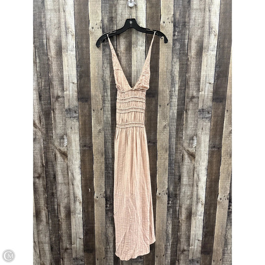 Dress Casual Maxi By Zara In Brown, Size: S