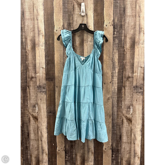 Dress Casual Midi By Blu Pepper In Blue, Size: L