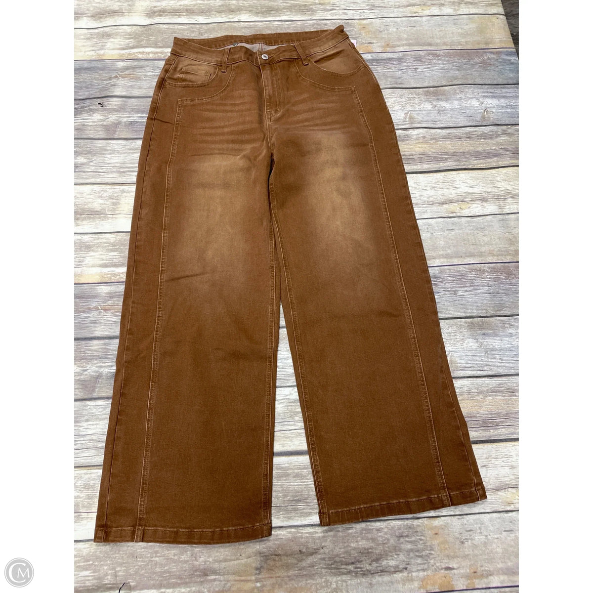 Jeans Straight By Cme In Brown, Size: 16
