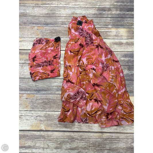 Skirt Set 2pc By Ee Some In Pink, Size: M