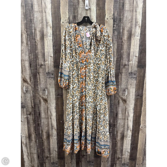 Dress Casual Maxi By Cme In Multi-colored, Size: Xl