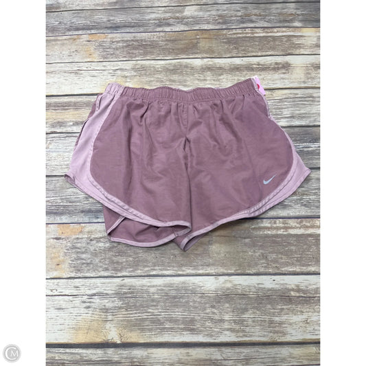 Athletic Shorts By Nike In Pink, Size: Xl