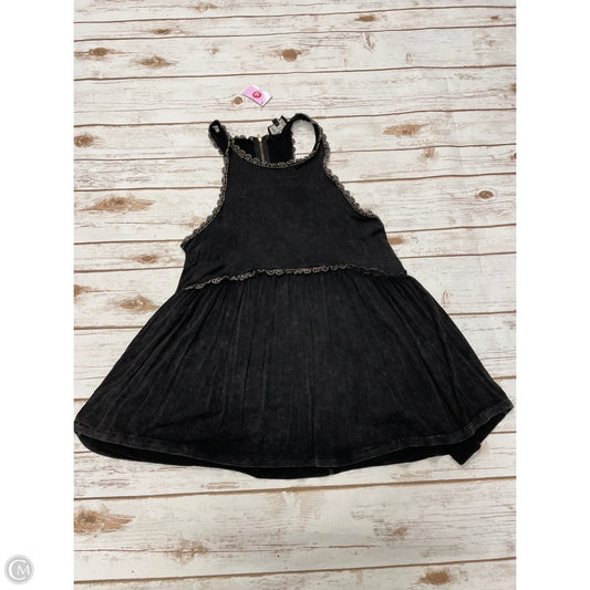 Top Sleeveless By Pol In Black, Size: S