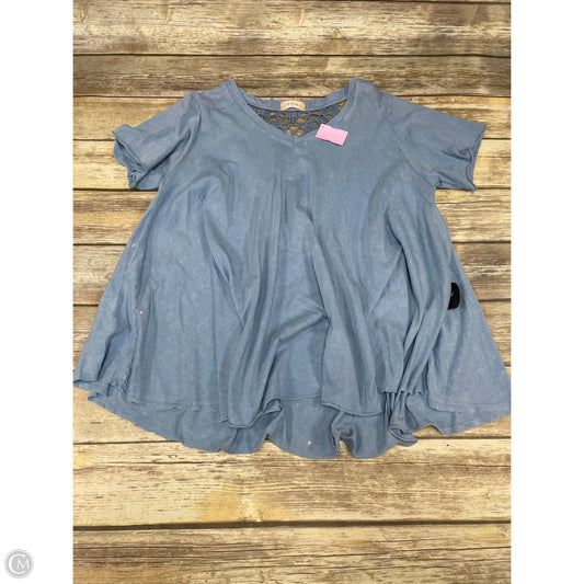 Top Short Sleeve By Altard State In Blue, Size: S