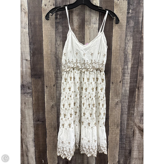 Dress Casual Midi By Jessica Simpson In White, Size: Xs