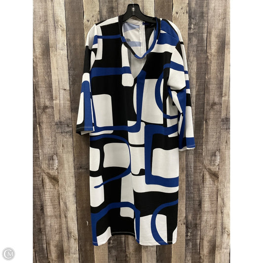 Dress Casual Midi By Ashley Stewart In Multi-colored, Size: 22