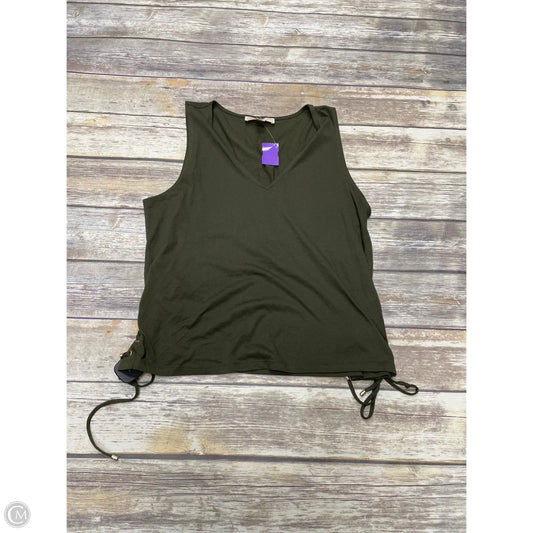 Top Sleeveless By Michael By Michael Kors In Green, Size: L